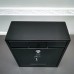 FixtureDisplays® Black Outdoor Drop Box Locking Drop Box, Wall Mounted Mailbox, Suggestion Box 11119-BLACK